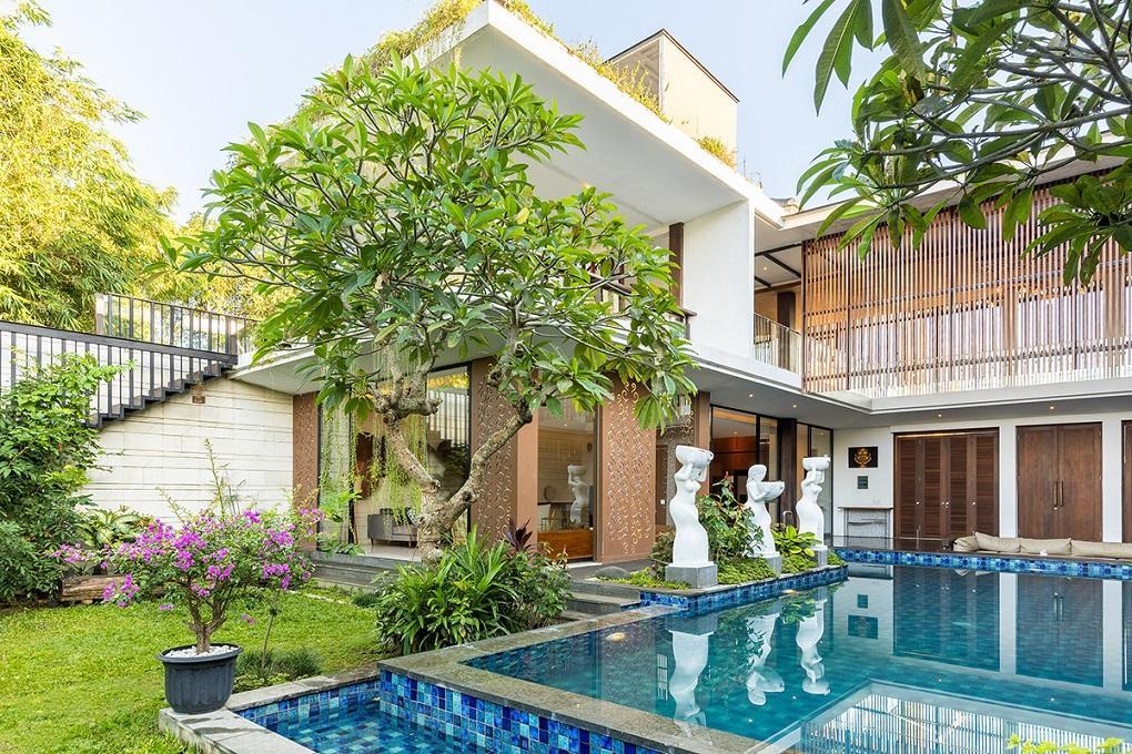 Hình ảnh thiết kế kiến trúc biệt thự - biệt thự vườn