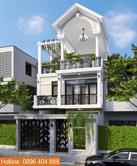 Mẫu kiến trúc nhà phố hiện đại