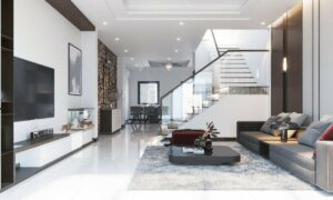 Kiến trúc bên trong ngôi nhà mang phong cách hiện đại