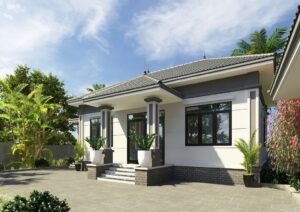 Mẫu nhà vườn mái Nhật đang được ưa chuộng nhất hiện nay