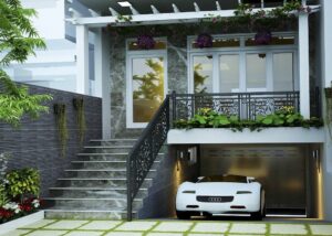 tầng hầm nhà phố dân dụng