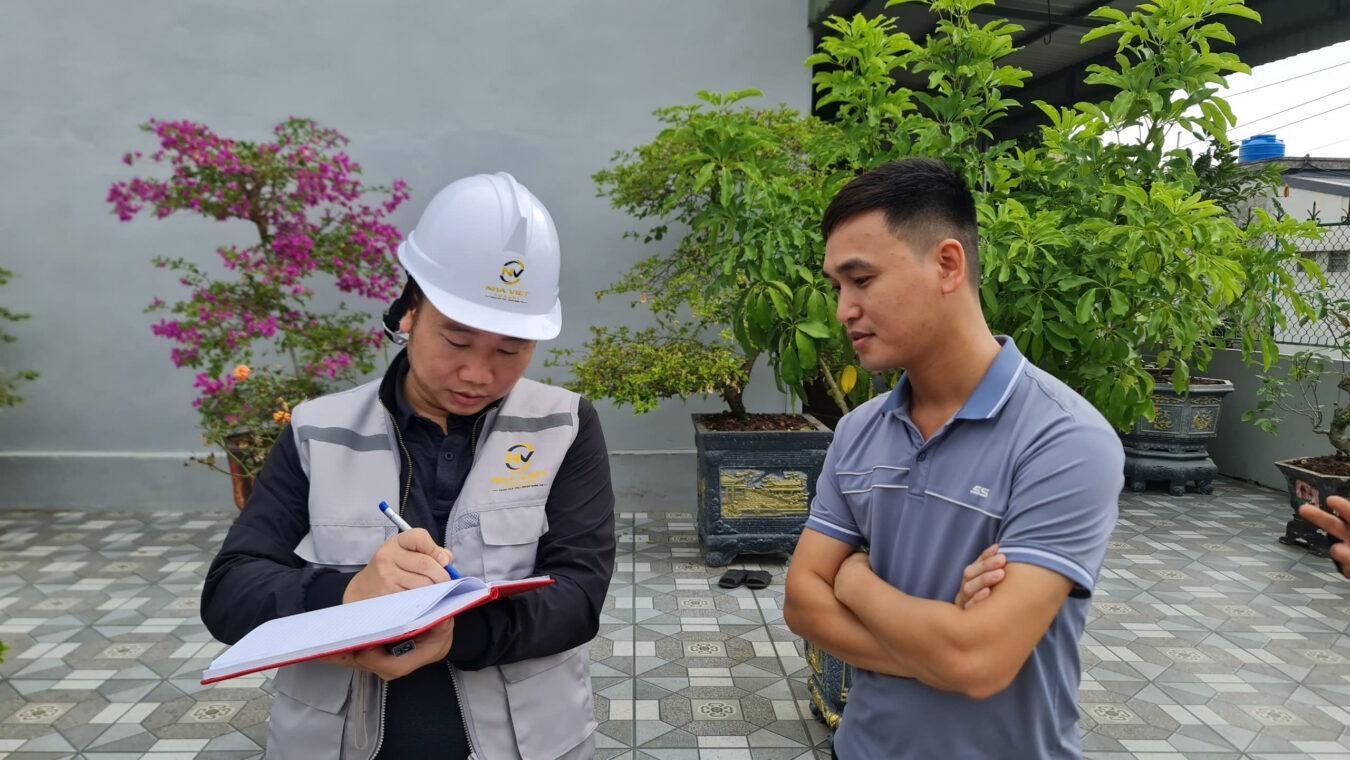 Hình ảnh khảo sát nhà anh Mạnh