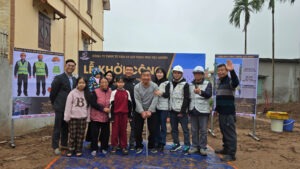 Động Thổ Nhà Phố 2 Tầng Tại Thái Thụy