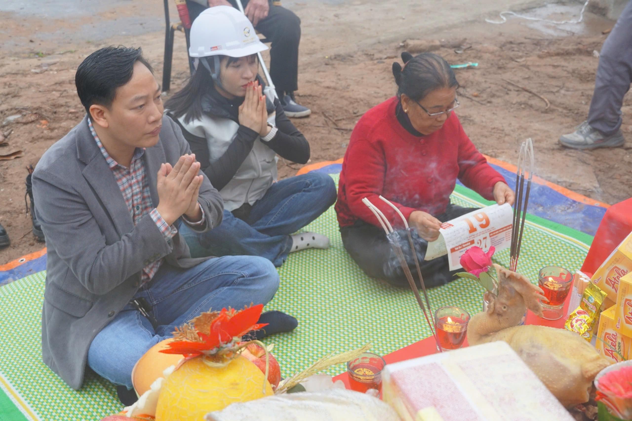 Động Thổ Nhà Phố 2 Tầng Tại Thái Thụy