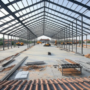 Quá trình xây dựng nhà xưởng mới